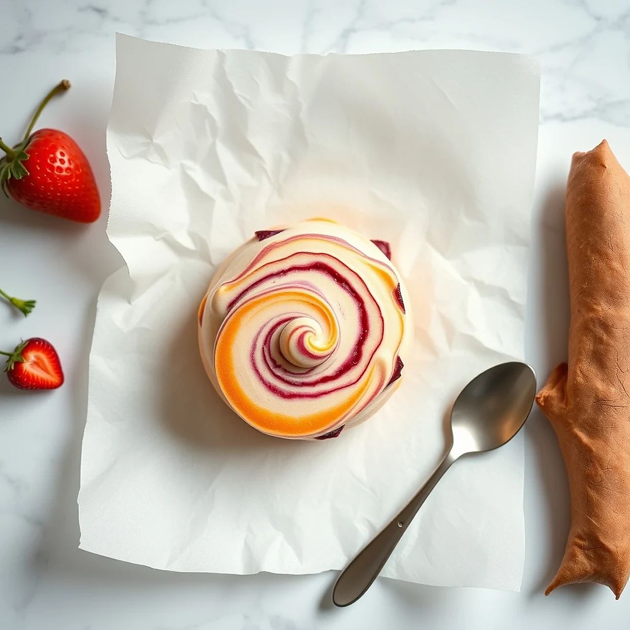 Cooling Berry & Sweet Potato Swirl Frozen Treats for Dogs and Small Pets