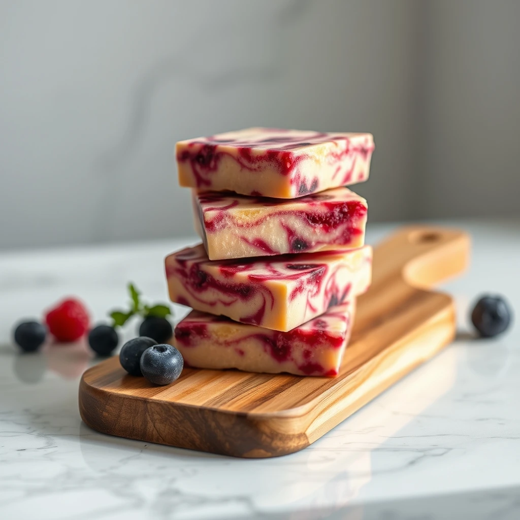 Cooling Berry & Sweet Potato Swirl Frozen Treats for Dogs and Small Pets step 5
