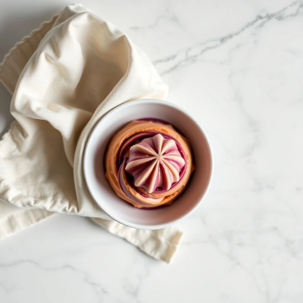 Cooling Berry & Sweet Potato Swirl Frozen Treats for Dogs and Small Pets step 6