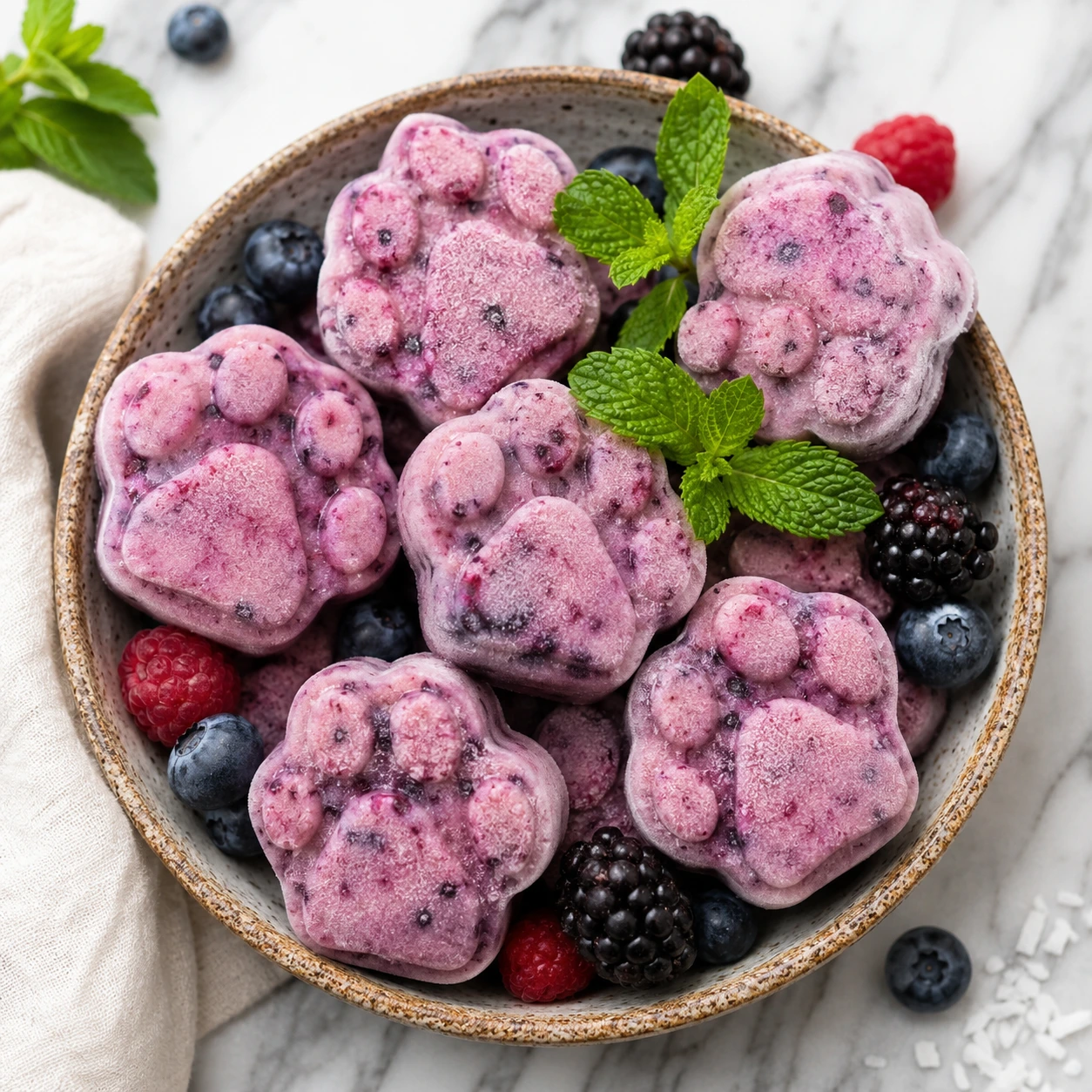 Cooling Coconut Berry Pupsicles: A 3-Ingredient Frozen Dog Treat step 1