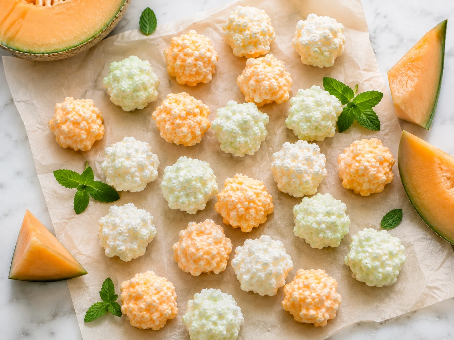 Cooling Cottage Cheese and Melon Drops for Pets step 3