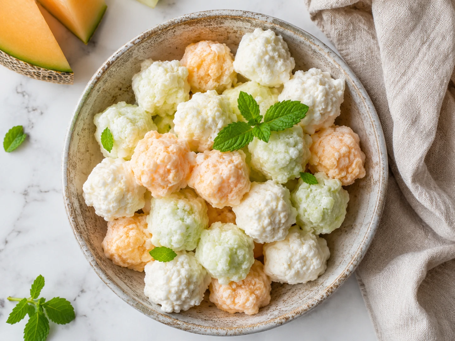Cooling Cottage Cheese and Melon Drops for Pets step 6