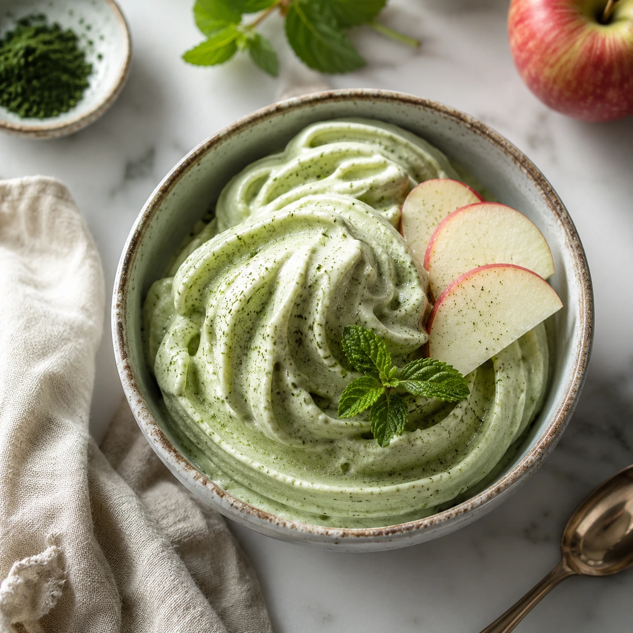 Cooling Spirulina and Apple Frozen Swirls for Your Dog step 7
