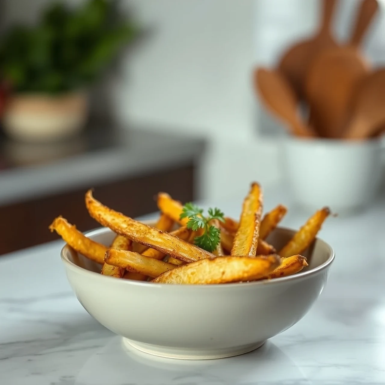 Crispy Baked Parsnip Strips for Dogs