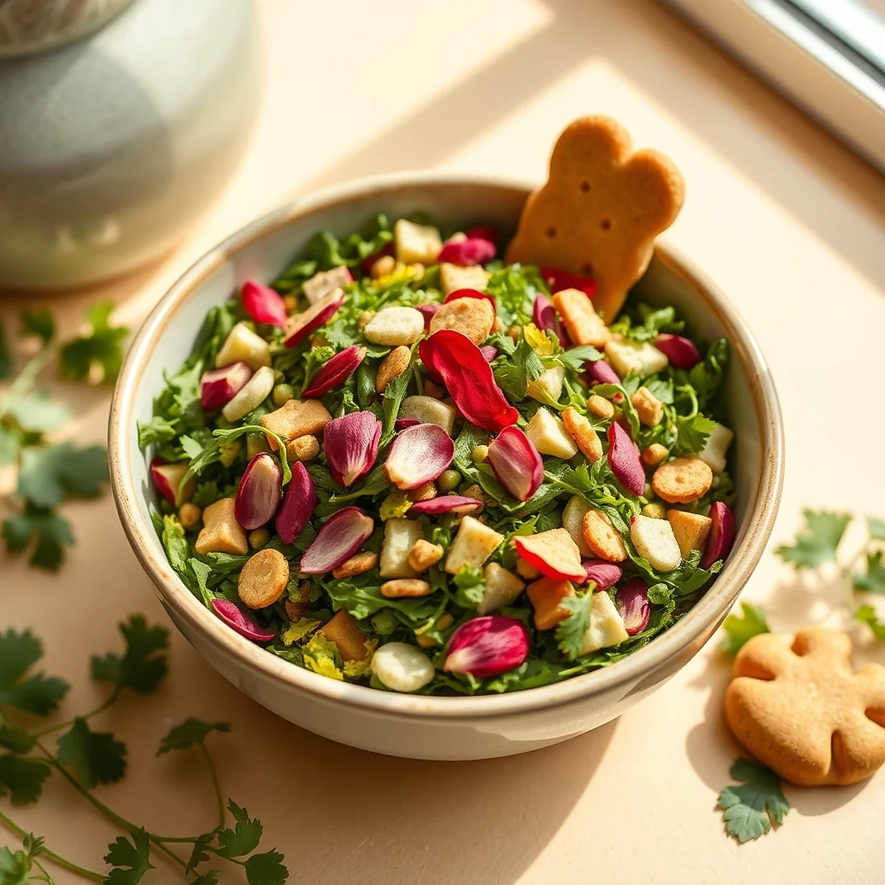 Dandelion and Hibiscus Forage Blend: a Fresh Mix for Happy Small Pets and Birds