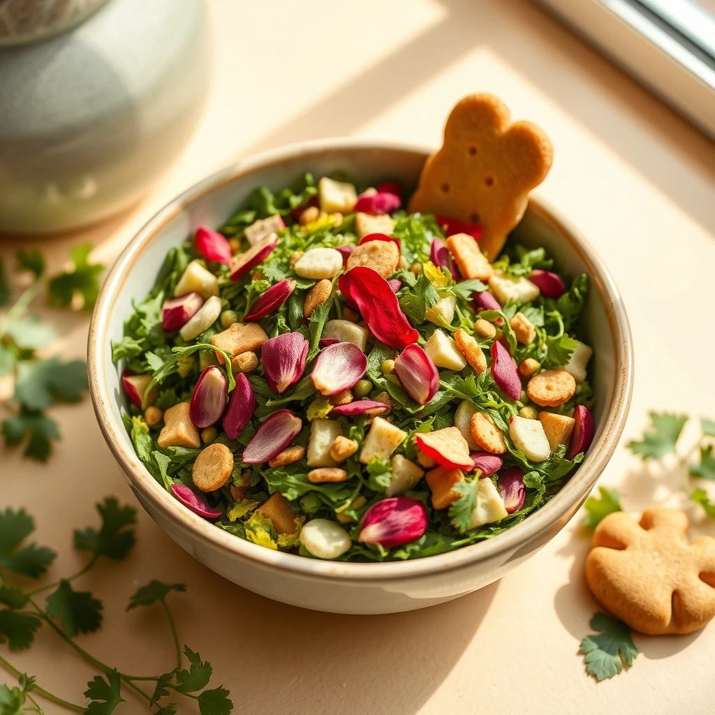 Dandelion and Hibiscus Forage Blend: a Fresh Mix for Happy Small Pets and Birds
