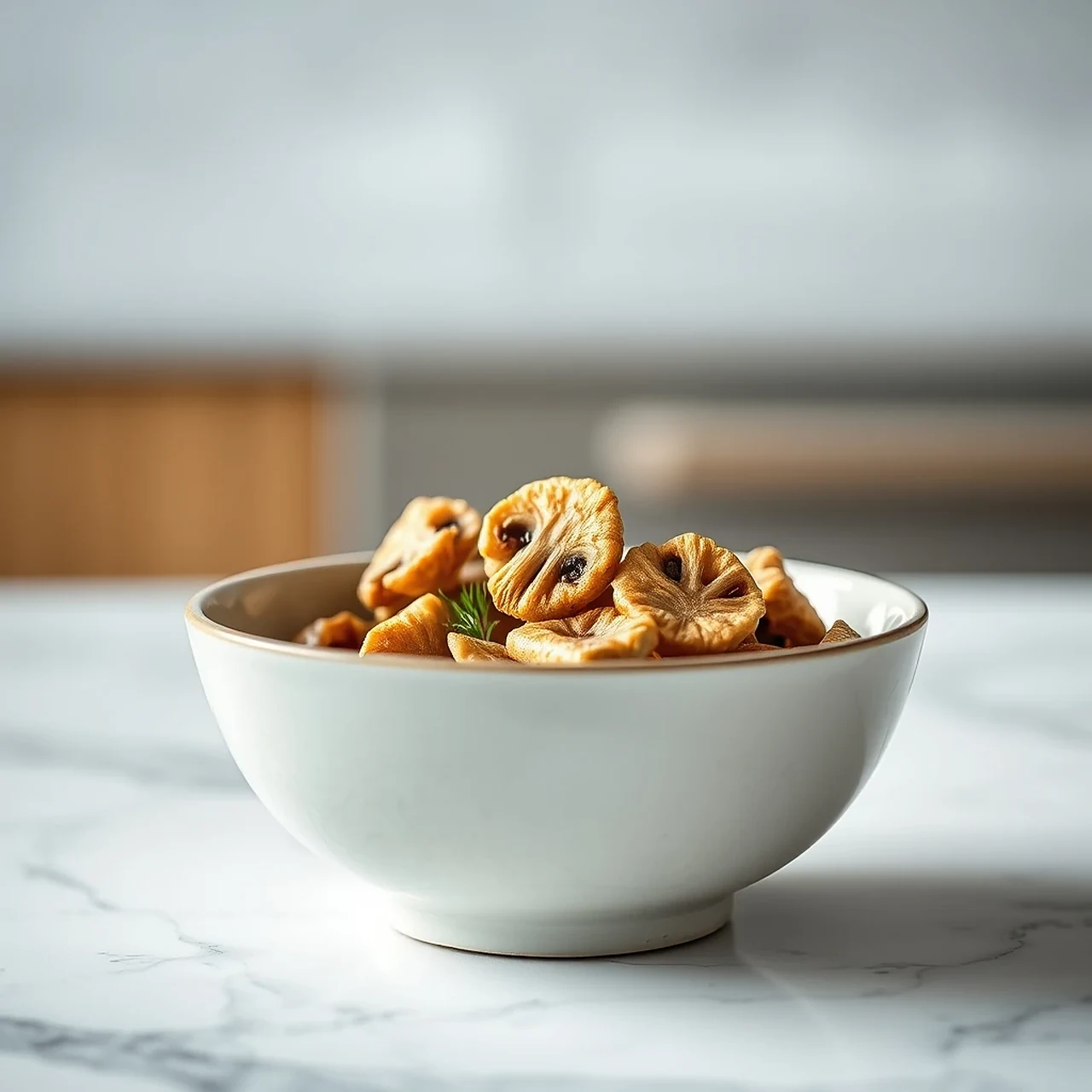 DIY Dehydrated Mushroom & Dill Chews for Dogs