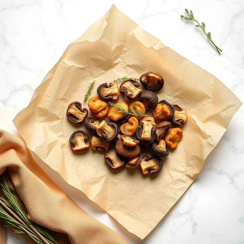 DIY Dehydrated Mushroom & Dill Chews for Dogs step 3