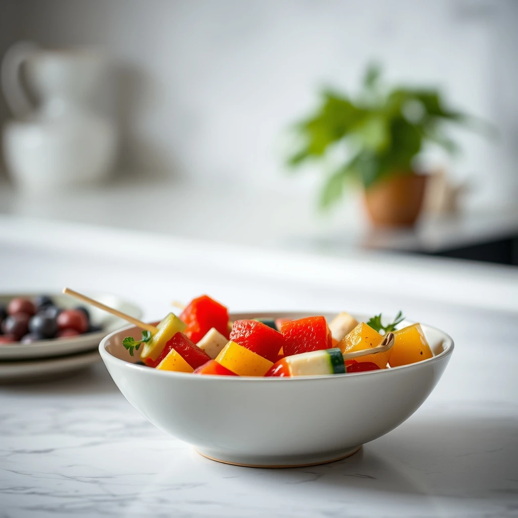 DIY Fresh Fruit & Veggie Skewers for Happy, Healthy Pets step 4