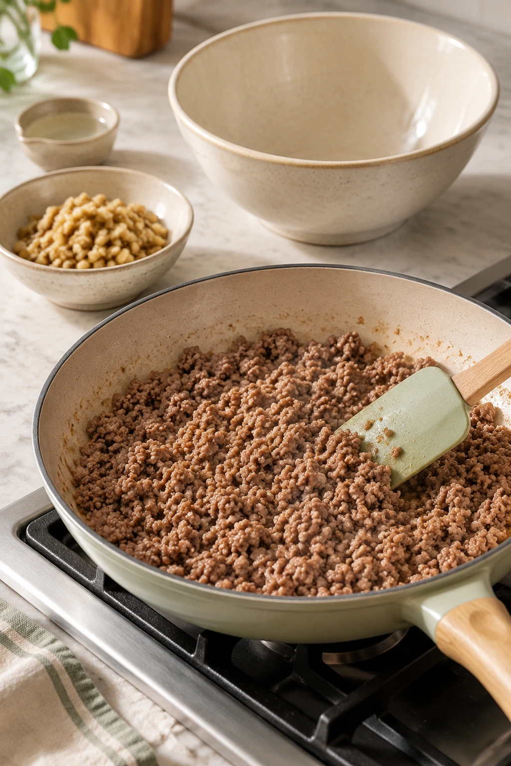 Dogs Beef and Chestnut Savory Crumble step 3