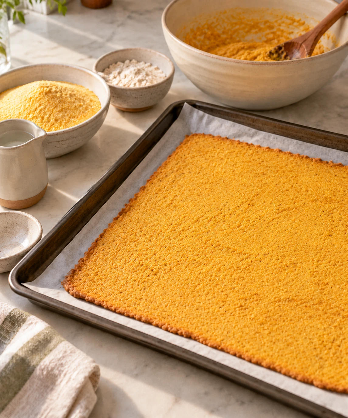 Dogs Pumpkin Polenta Oven Crisps step 5
