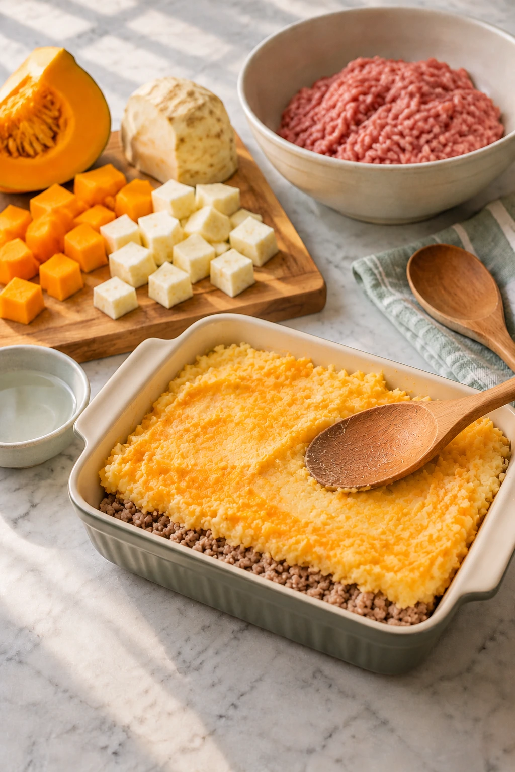 Dogs Turkey and Celeriac Savory Cottage Pie