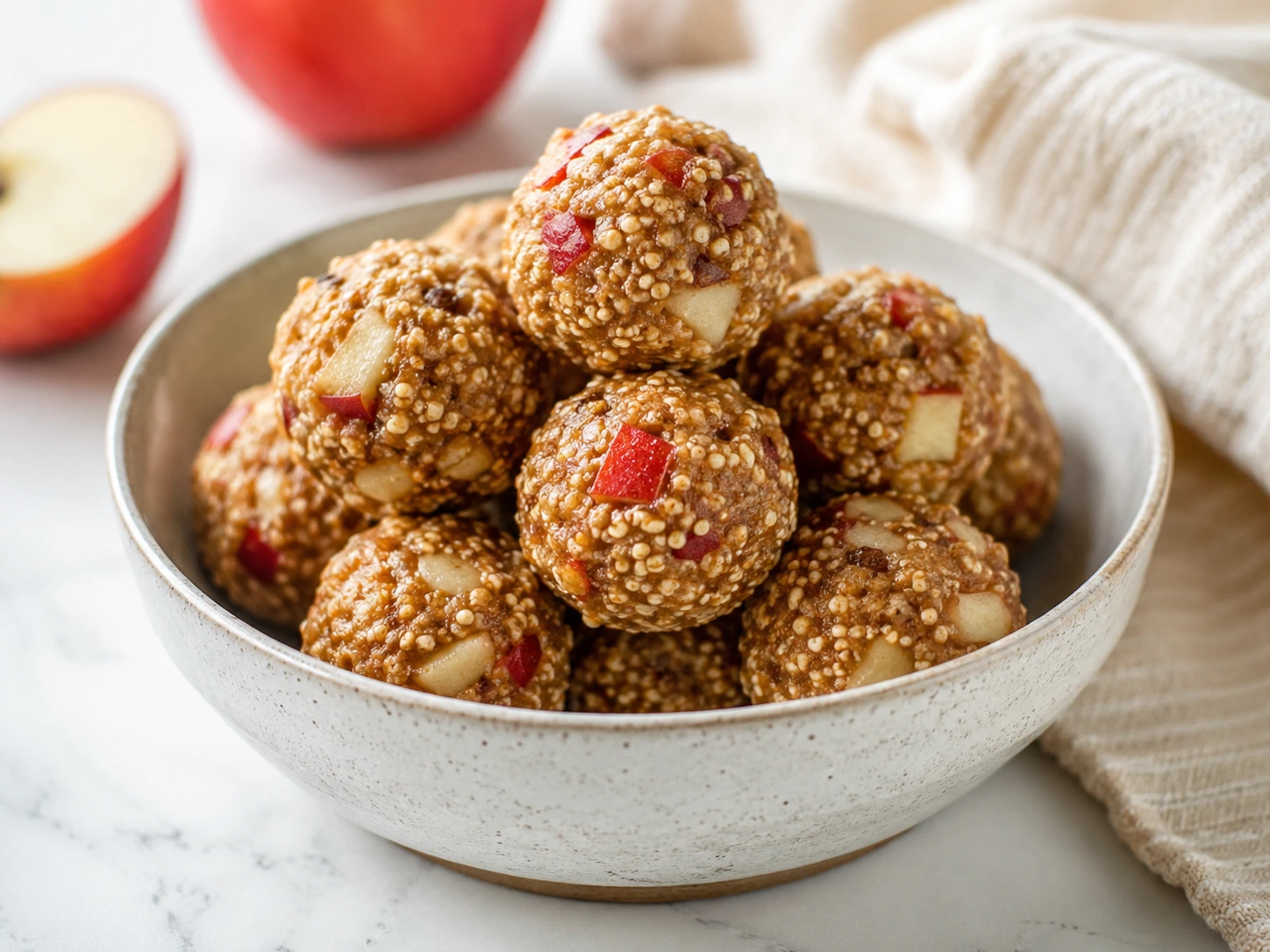 Easy 3-Ingredient Millet Apple Bird Bites step 4
