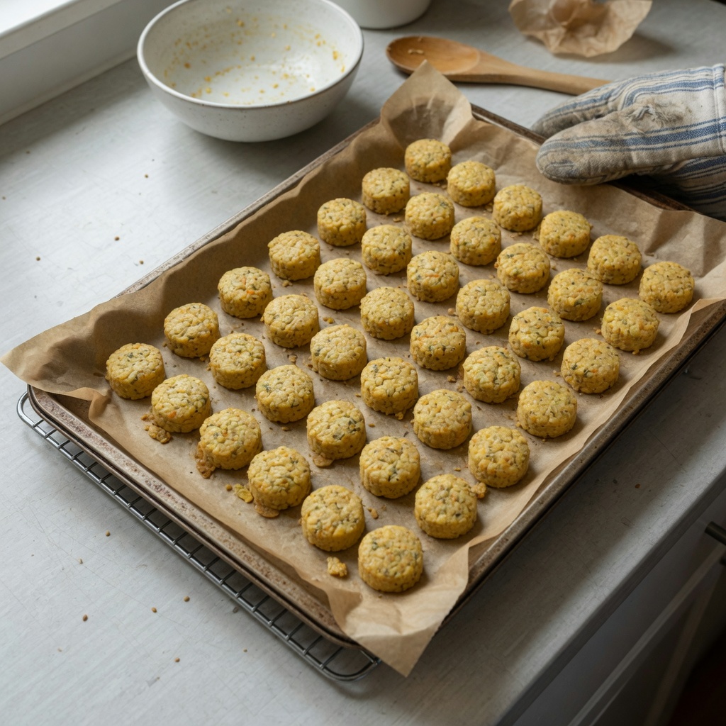 Baked Egg Millet Bites for Cats step 6