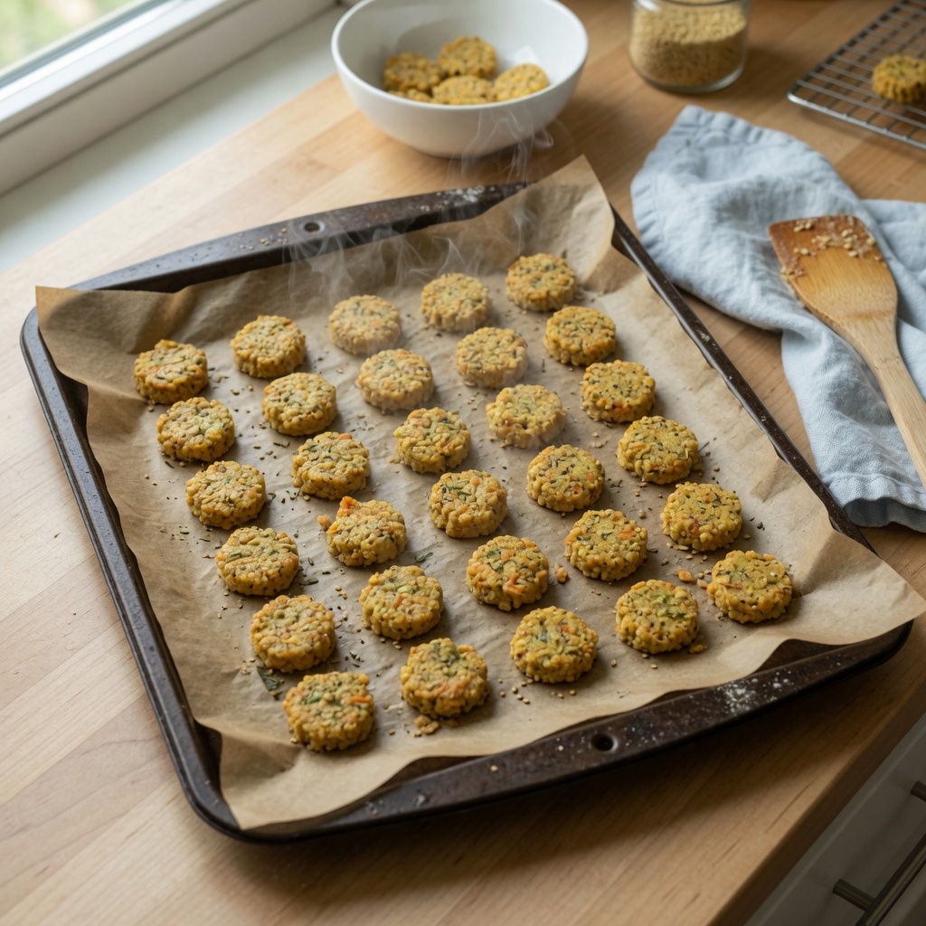 Baked Egg Millet Bites for Cats step 7