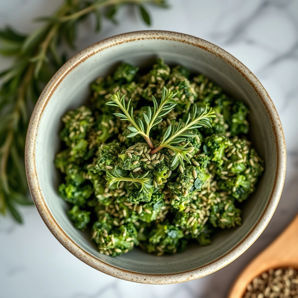 Elevate Mealtime: Nutrient-Rich Kale and Thyme Seed Sprinkles for Multi-Pet Homes step 1