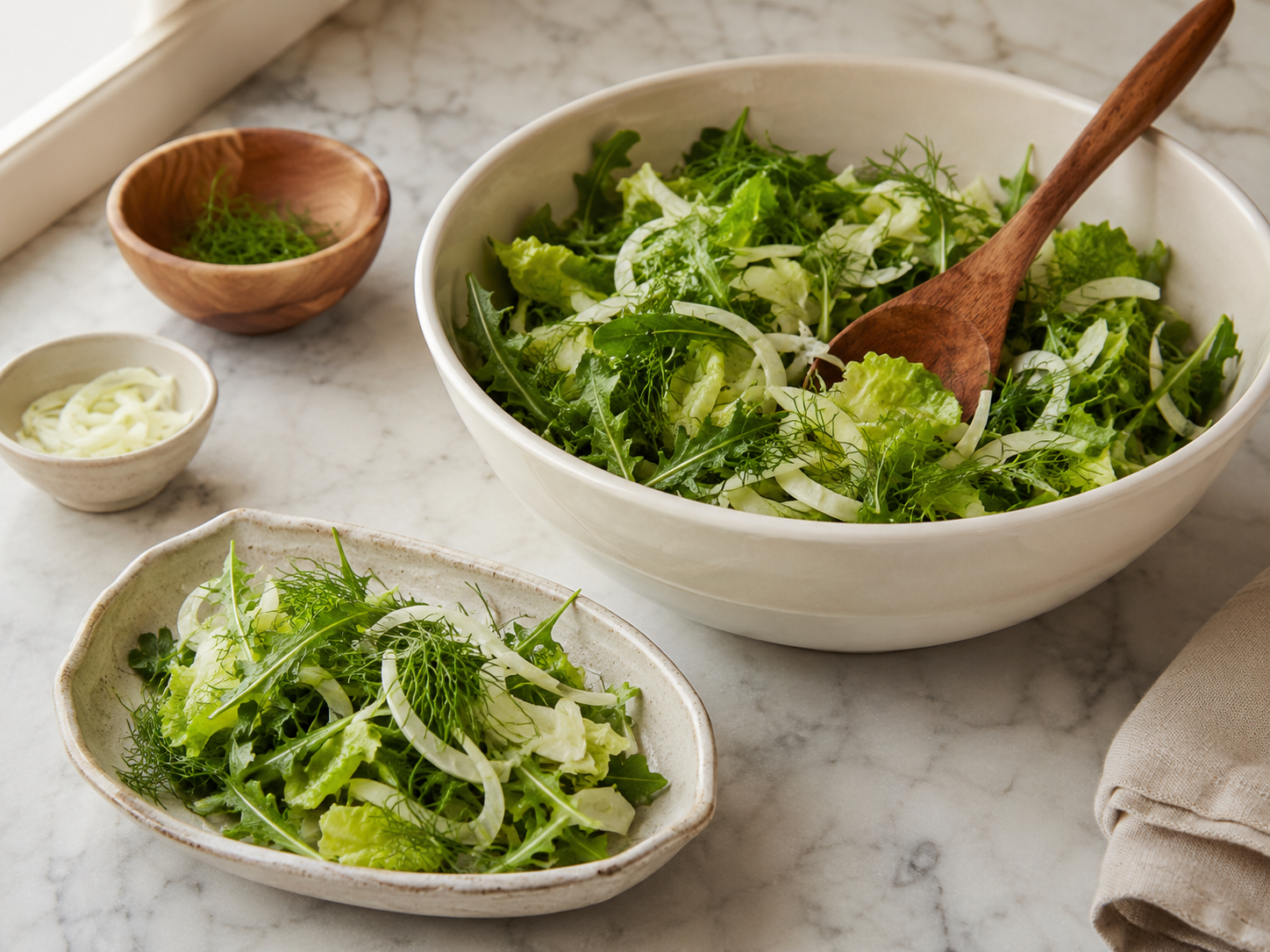 Fennel, Dandelion and Romaine Forage Salad for Rabbits step 5