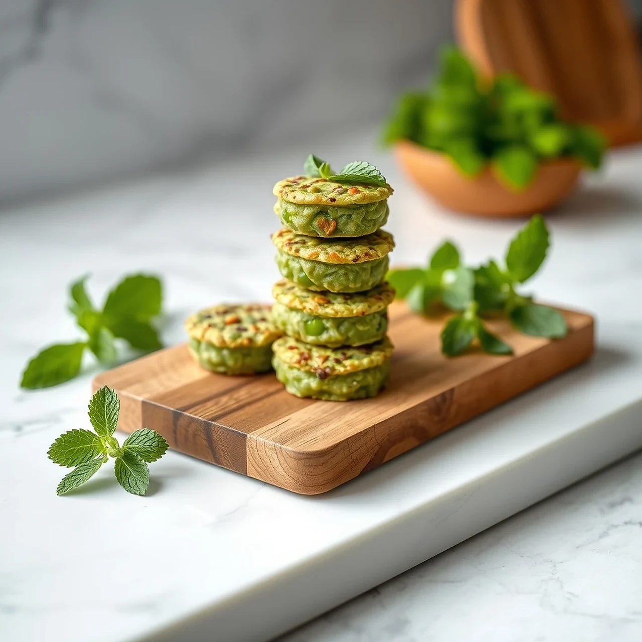Fresh Green Pea & Mint Enrichment Mash: a Cooling Treat for Dogs, Rabbits, and Small Pets