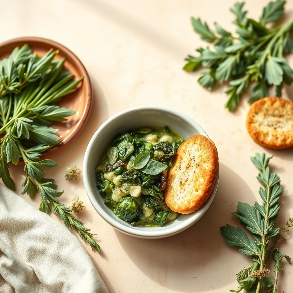 Fresh Herb & Leafy Greens Delight for Rabbits