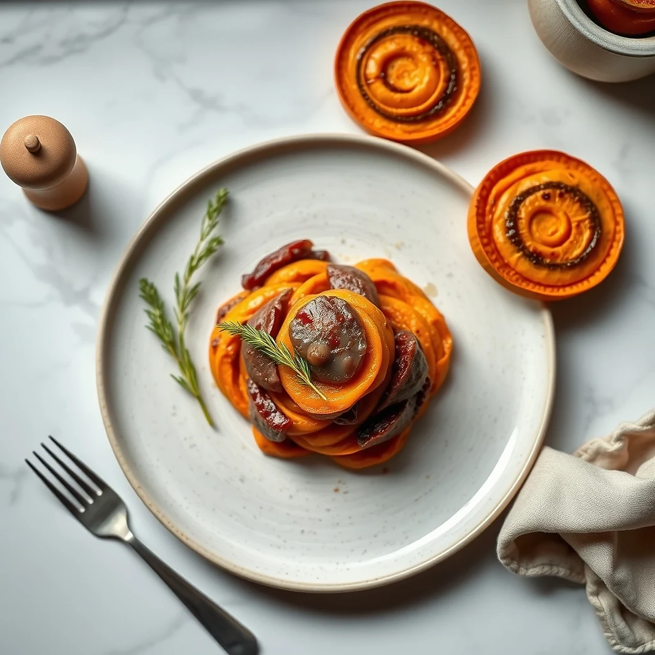 Frozen Liver & Sweet Potato Swirls: a Cooling Treat for Dogs and Cats