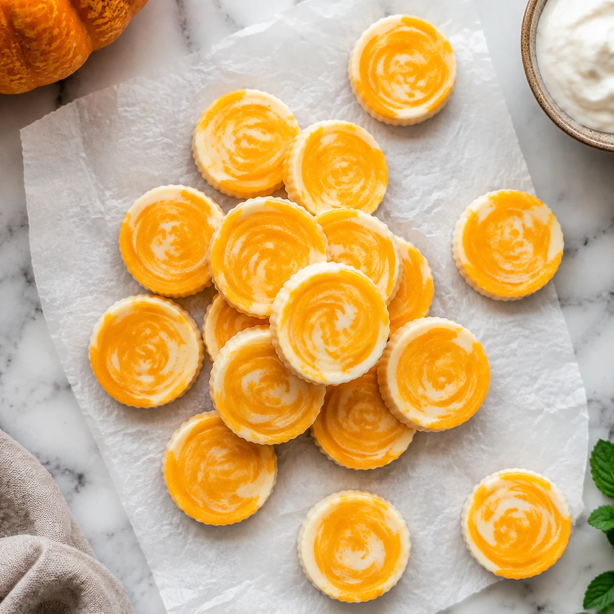 Frozen Pumpkin Yogurt Swirls for Dogs step 3