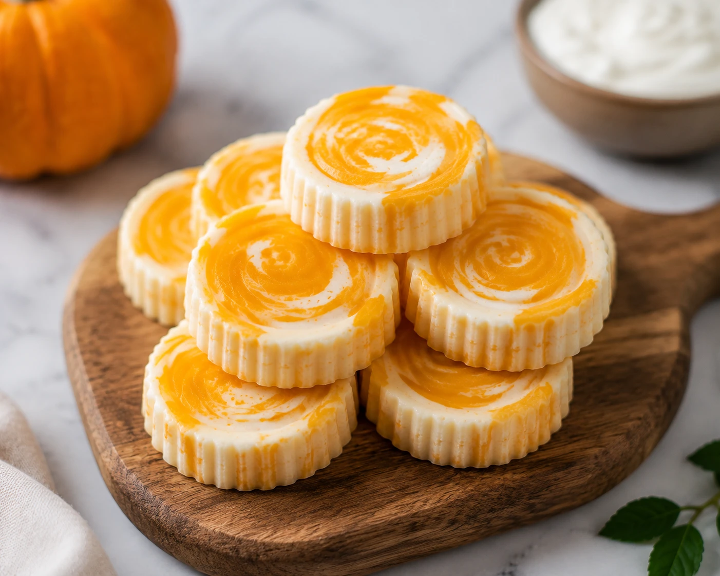 Frozen Pumpkin Yogurt Swirls for Dogs step 5
