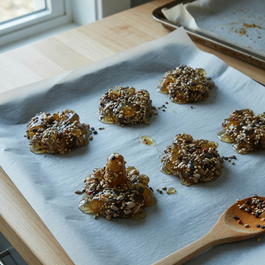 Gelatin Seed Bird Clusters step 6