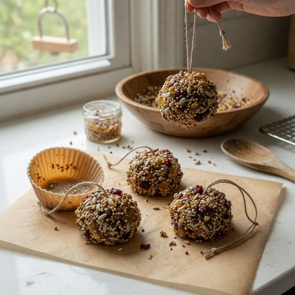 Gelatin Seed Bird Clusters step 7