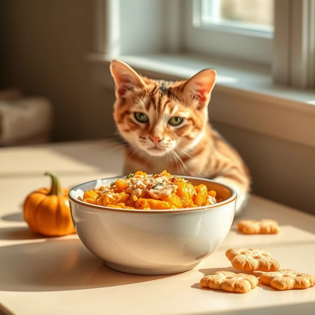 Gentle Prep Chicken Pumpkin Cat Topper