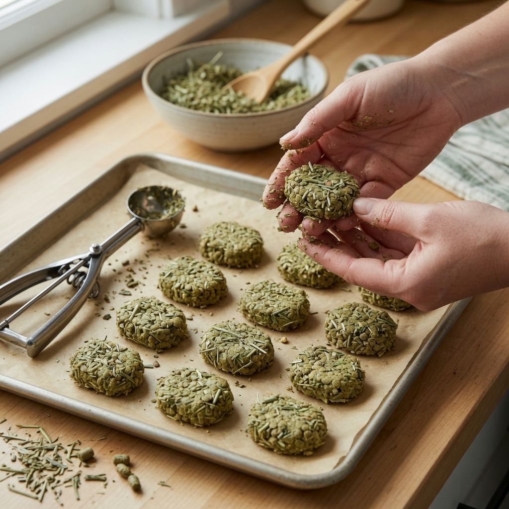 Hay and Pellet Rabbit Nuggets step 5