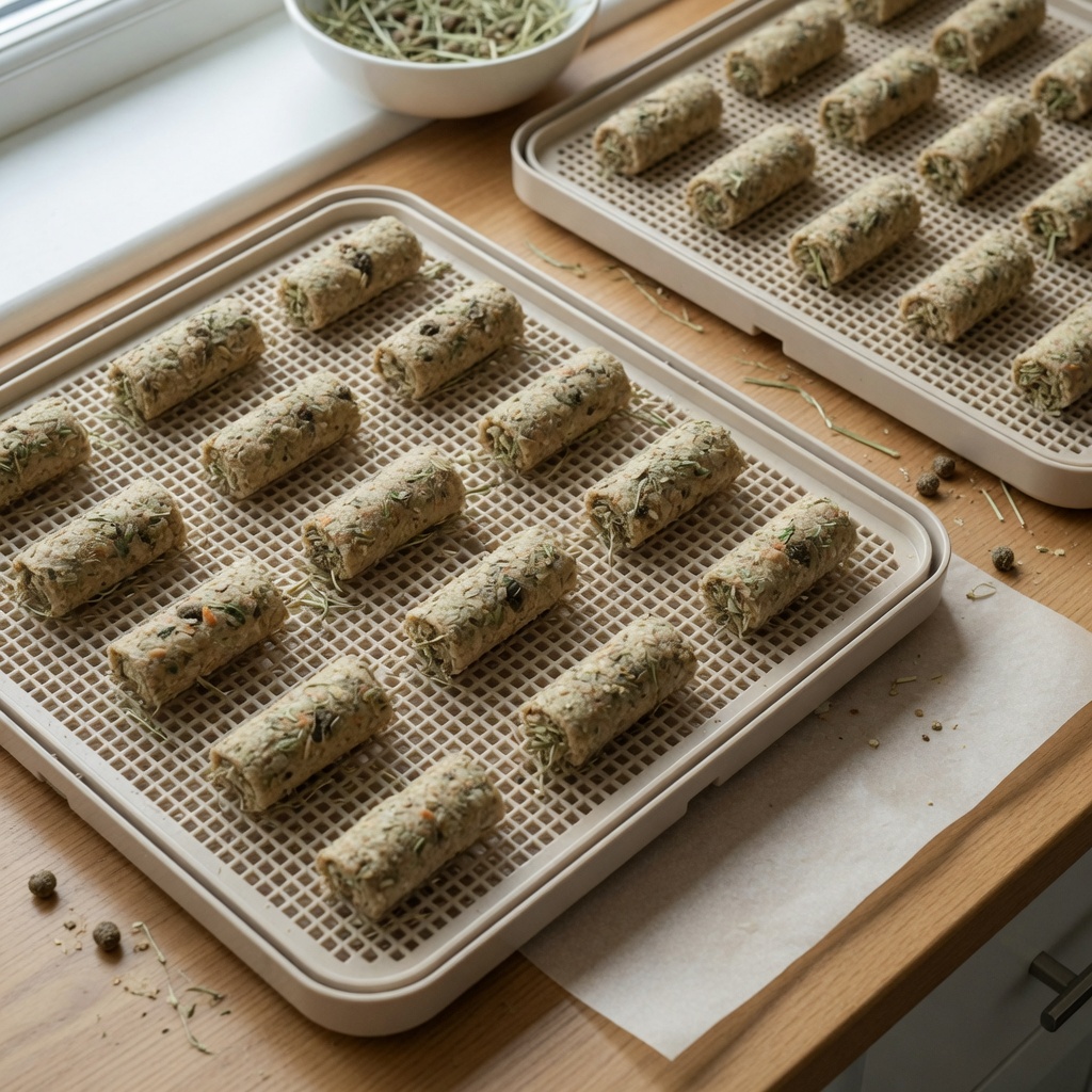 Hay and Pellet Rabbit Rolls step 6
