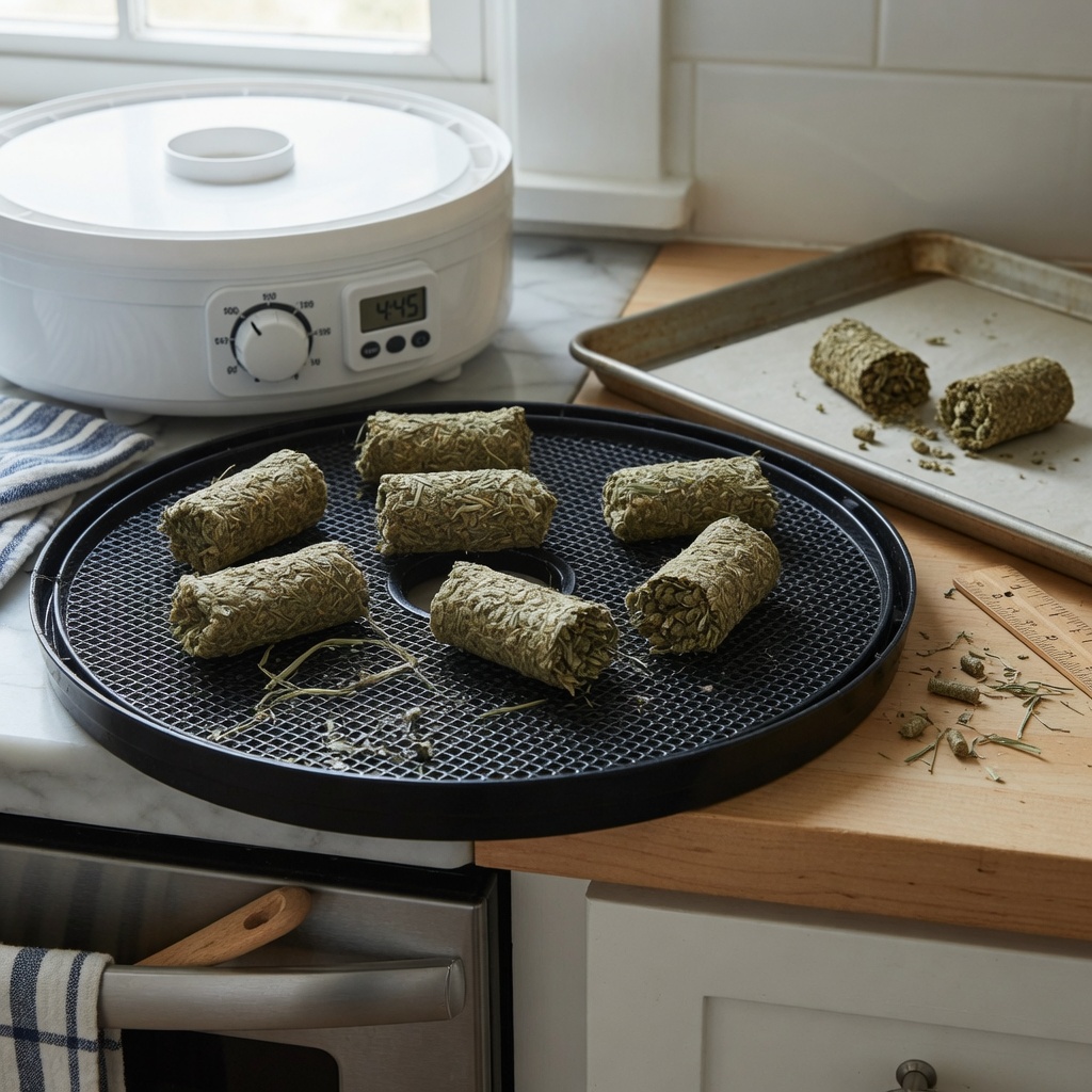 Hay and Pellet Rabbit Rolls step 7