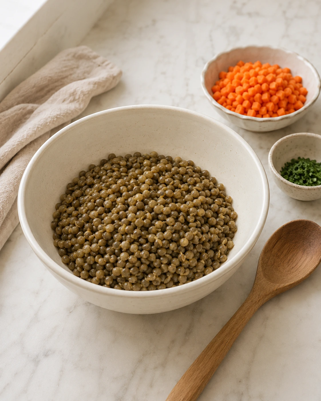 Herbed Lentil and Vegetable Chop Mix for Pet Birds step 1