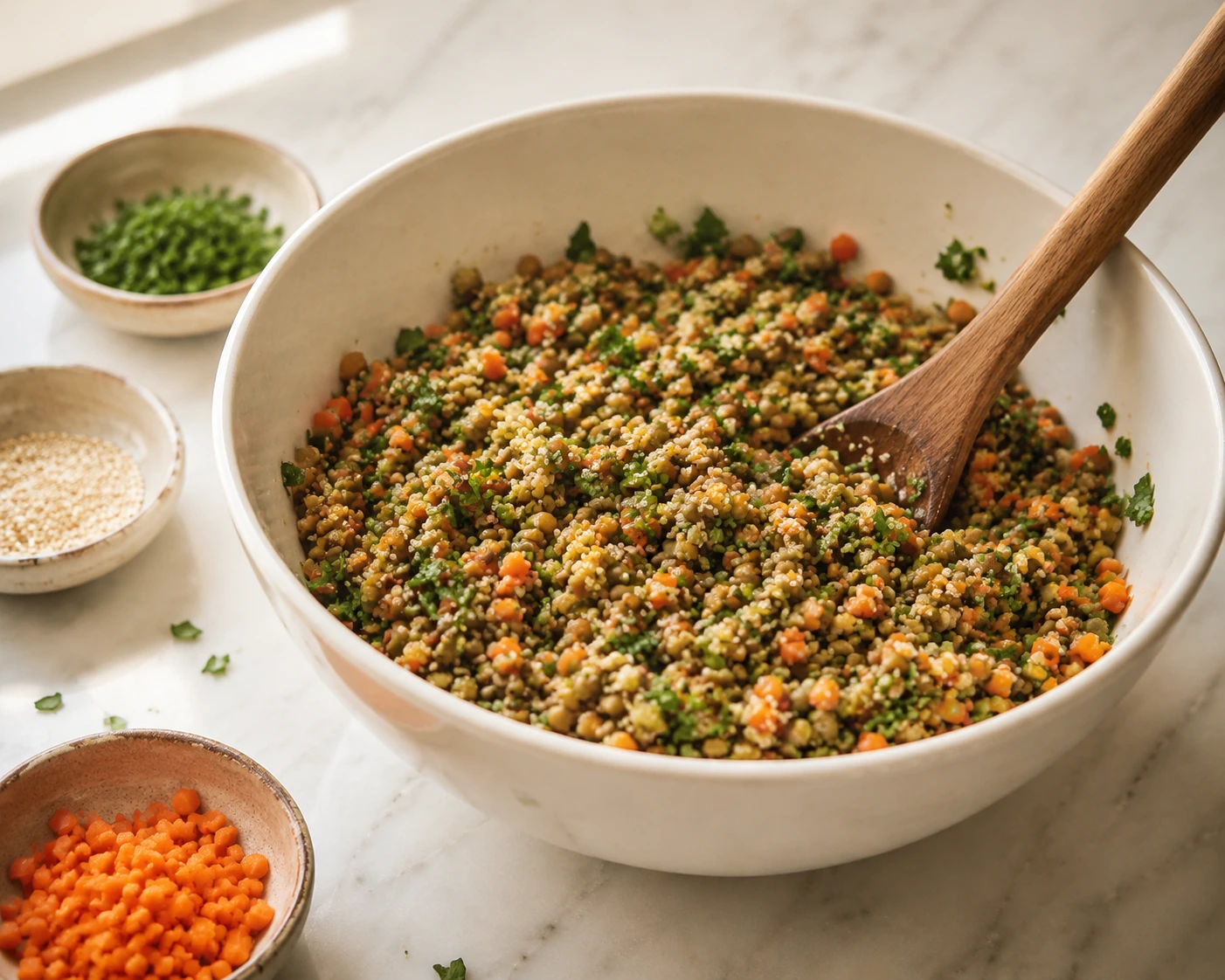 Herbed Lentil and Vegetable Chop Mix for Pet Birds