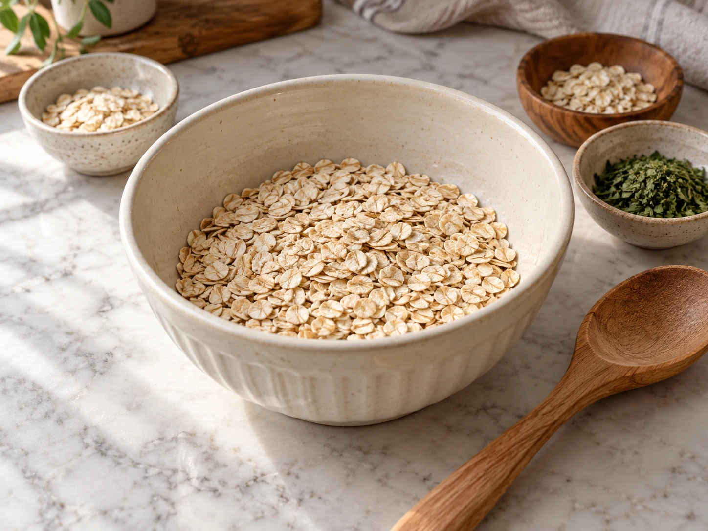 Herbed Oat Forage Crumble for Hamsters step 1