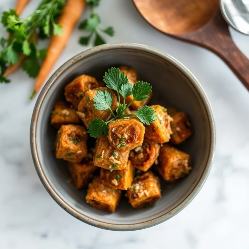 Homemade 2-Ingredient Carrot and Parsley Nibblers for Small Pets step 1