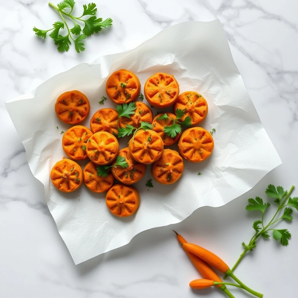 Homemade 2-Ingredient Carrot and Parsley Nibblers for Small Pets step 3