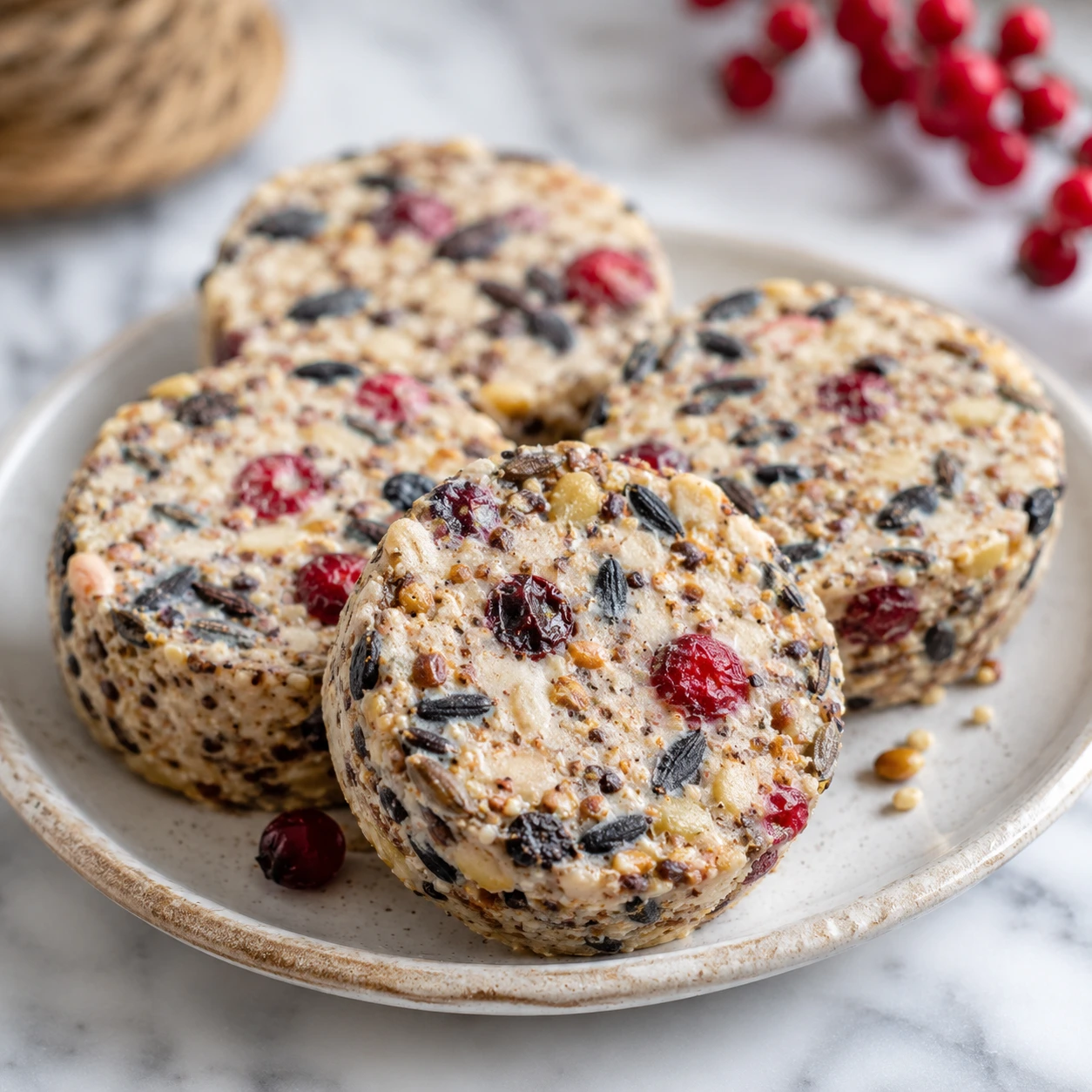 Homemade Berry Seed Suet Cakes: A Winter Treat for Wild Birds step 2