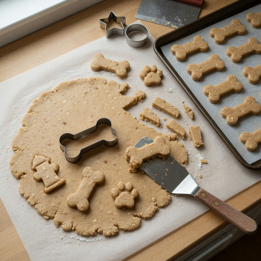 Honey Peanut Butter Dog Biscuits step 5