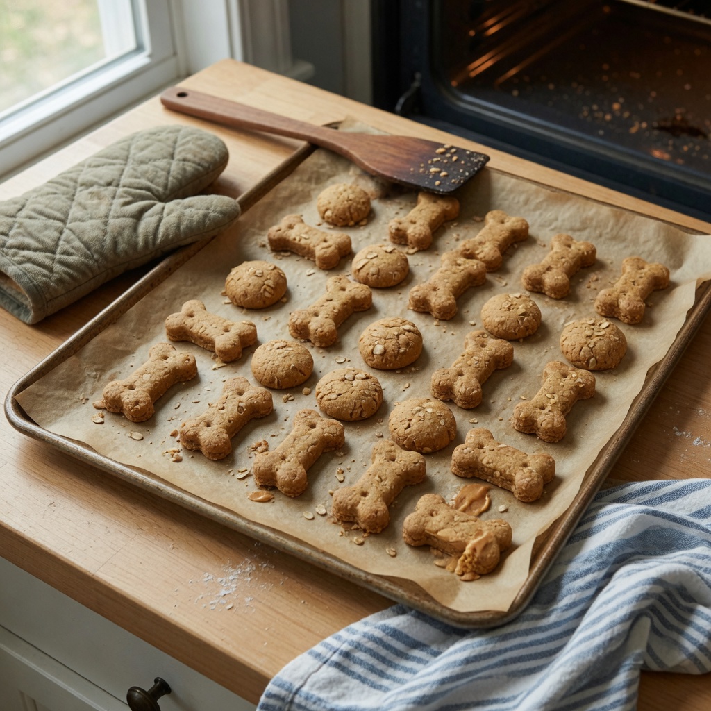 Honey Peanut Butter Dog Biscuits step 6