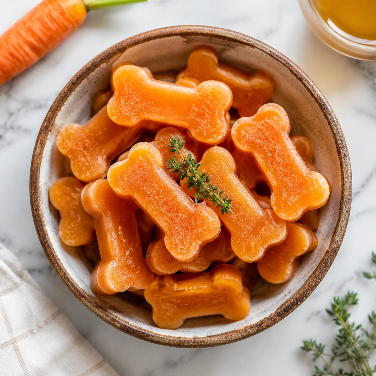 Hydrating Bone Broth & Carrot Pops: A Cool Treat for Dogs and Cats step 1