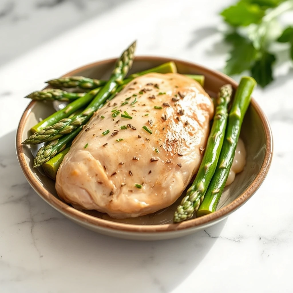 Hydrating Chicken and Asparagus Puree Topper for Cats step 6