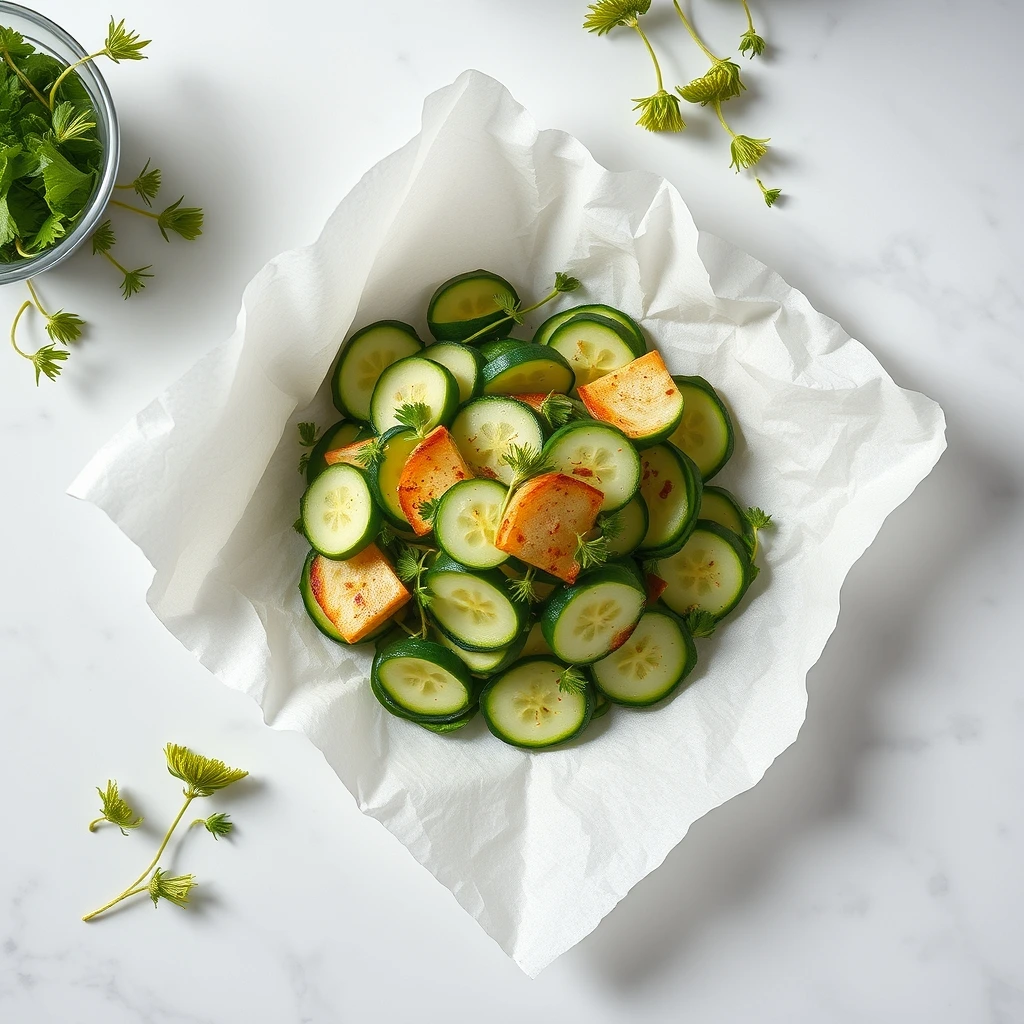 Hydrating Dandelion and Cucumber Fresh Blend: A Natural Treat for Rabbits, Small Pets, and Birds step 3