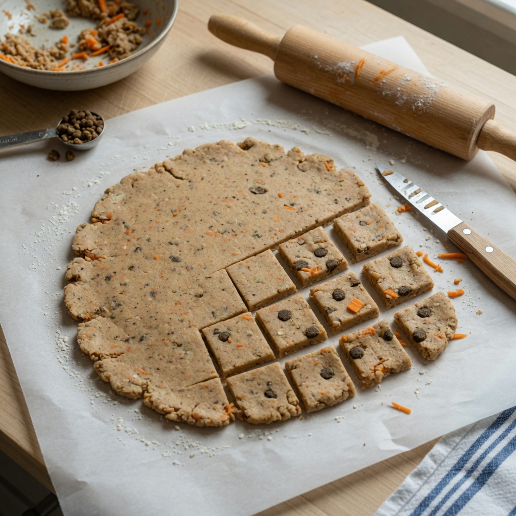 Kibble and Carrot Guinea Pig Biscuits step 5