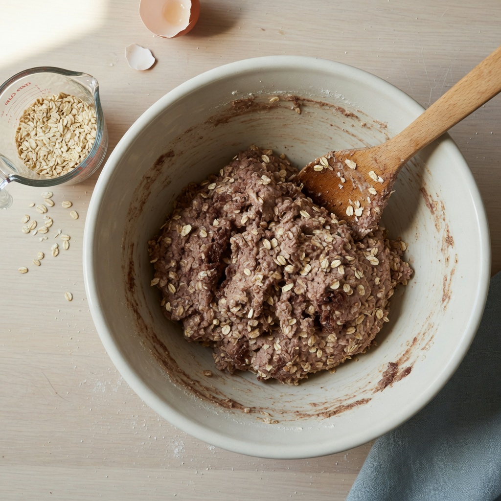 Liver and Oat Dog Biscuits step 4