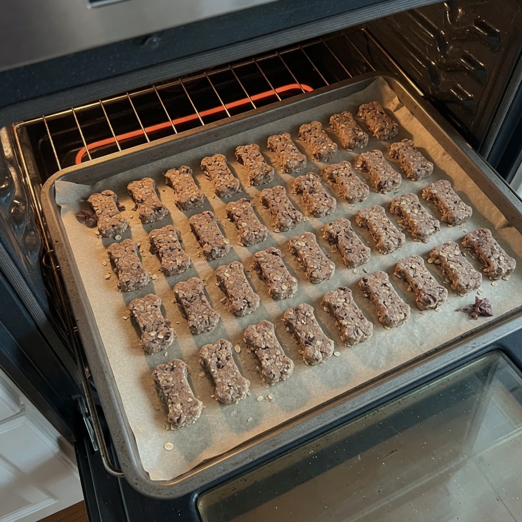 Liver and Oat Dog Biscuits step 6