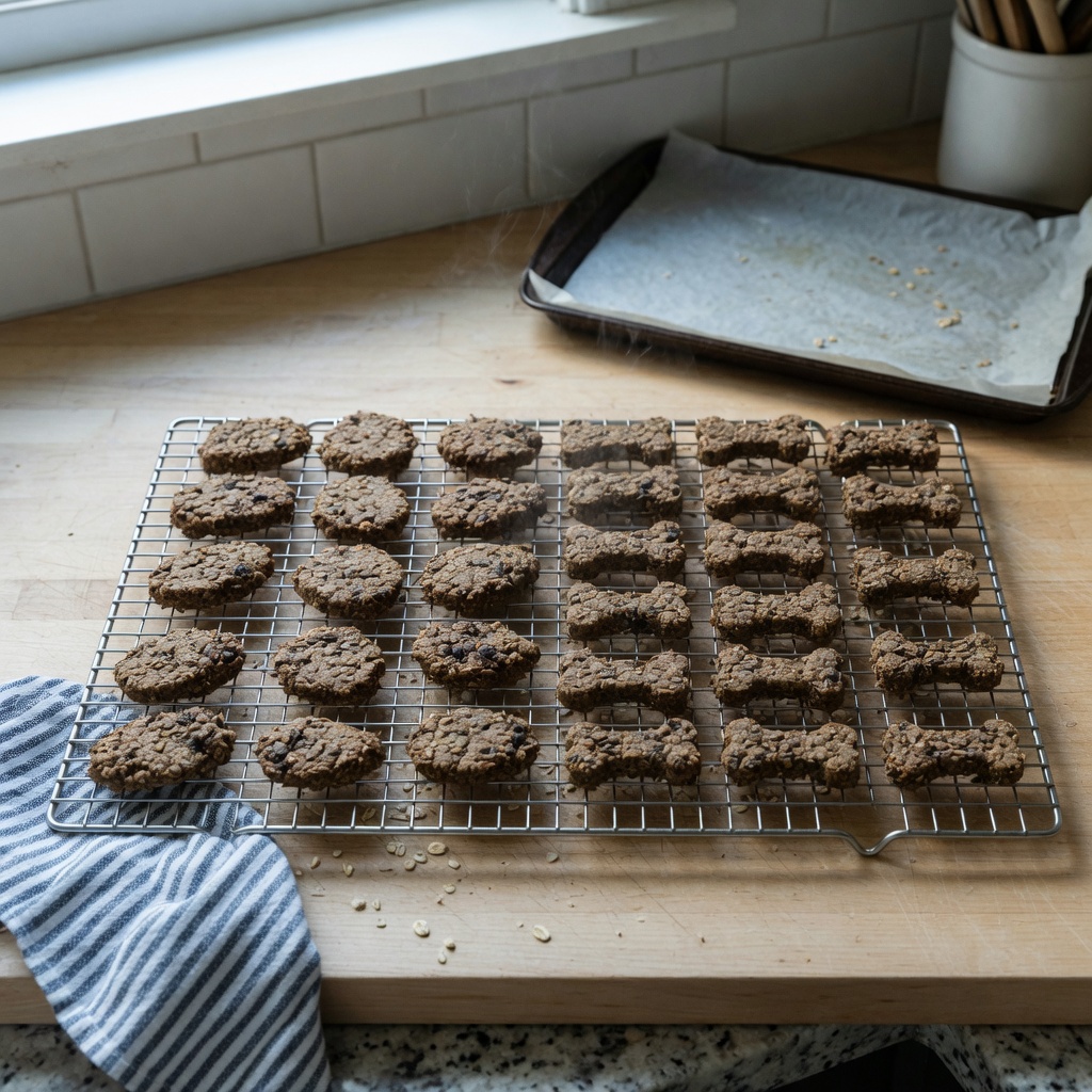 Liver and Oat Dog Biscuits step 7
