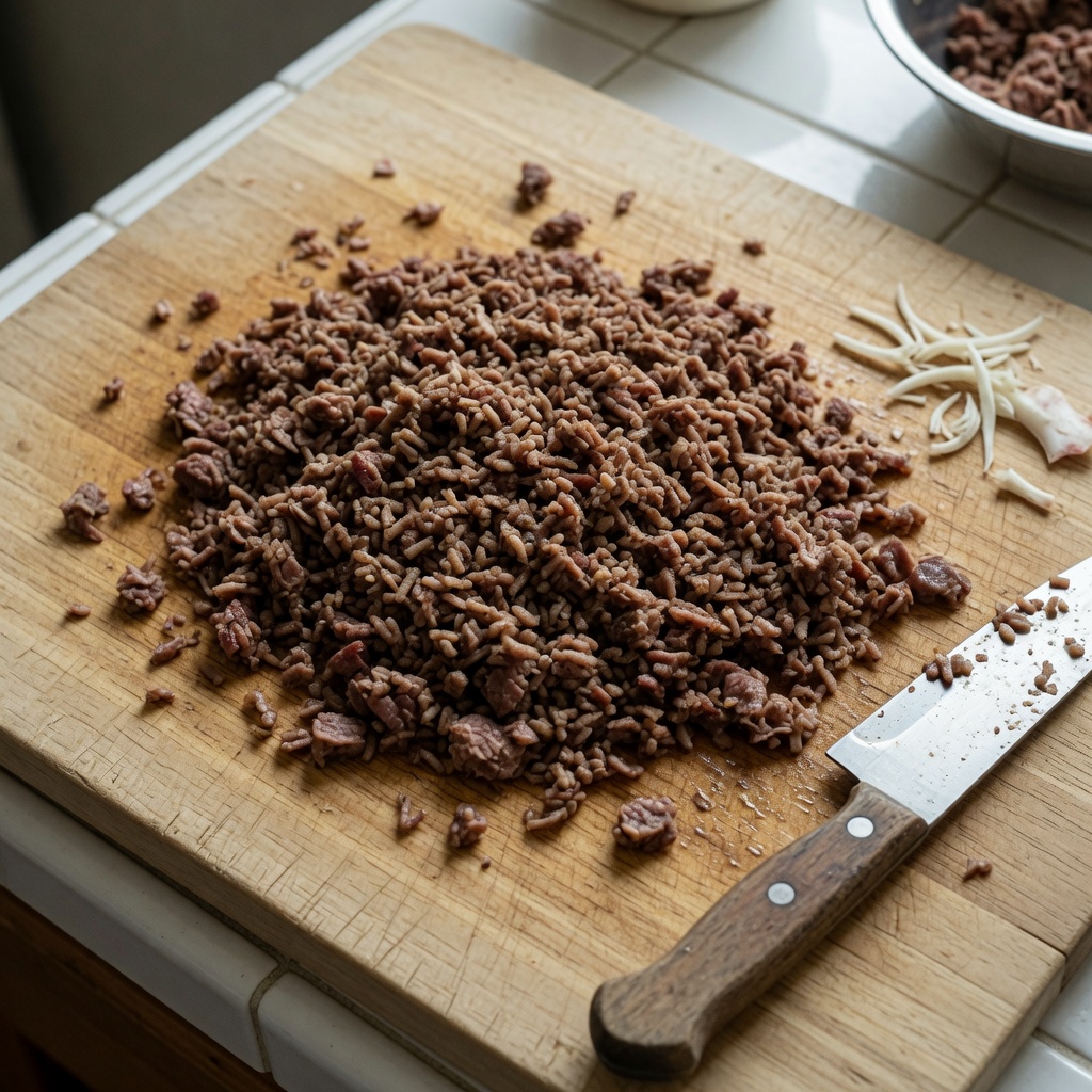 Meat and Egg Protein Bites for Dogs step 1