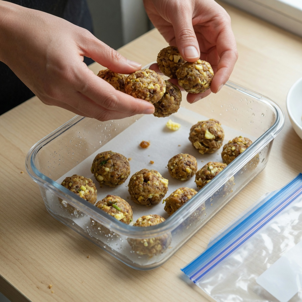 Meat and Egg Protein Bites for Dogs step 6