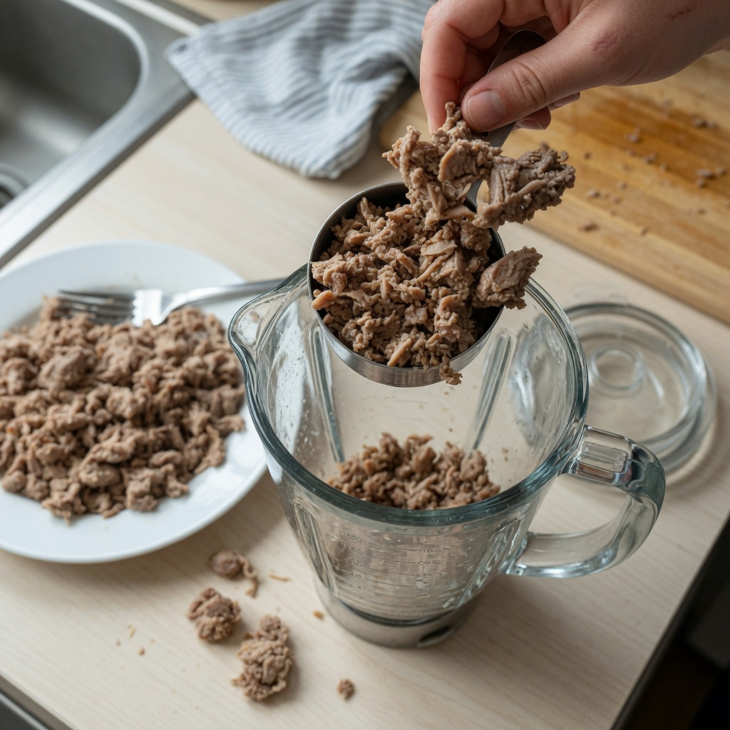 Meat Egg Flour Chews step 1
